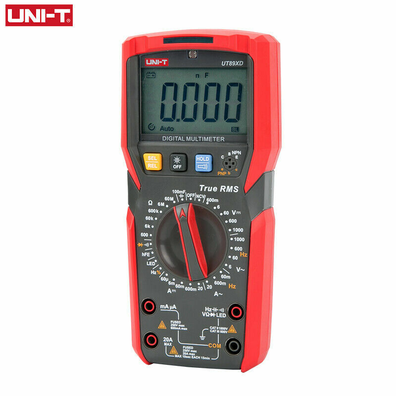 UNI-T UT89XD Digital Multimeter ,Led Test ,Temperature Test ,true Rms, 1M Dro