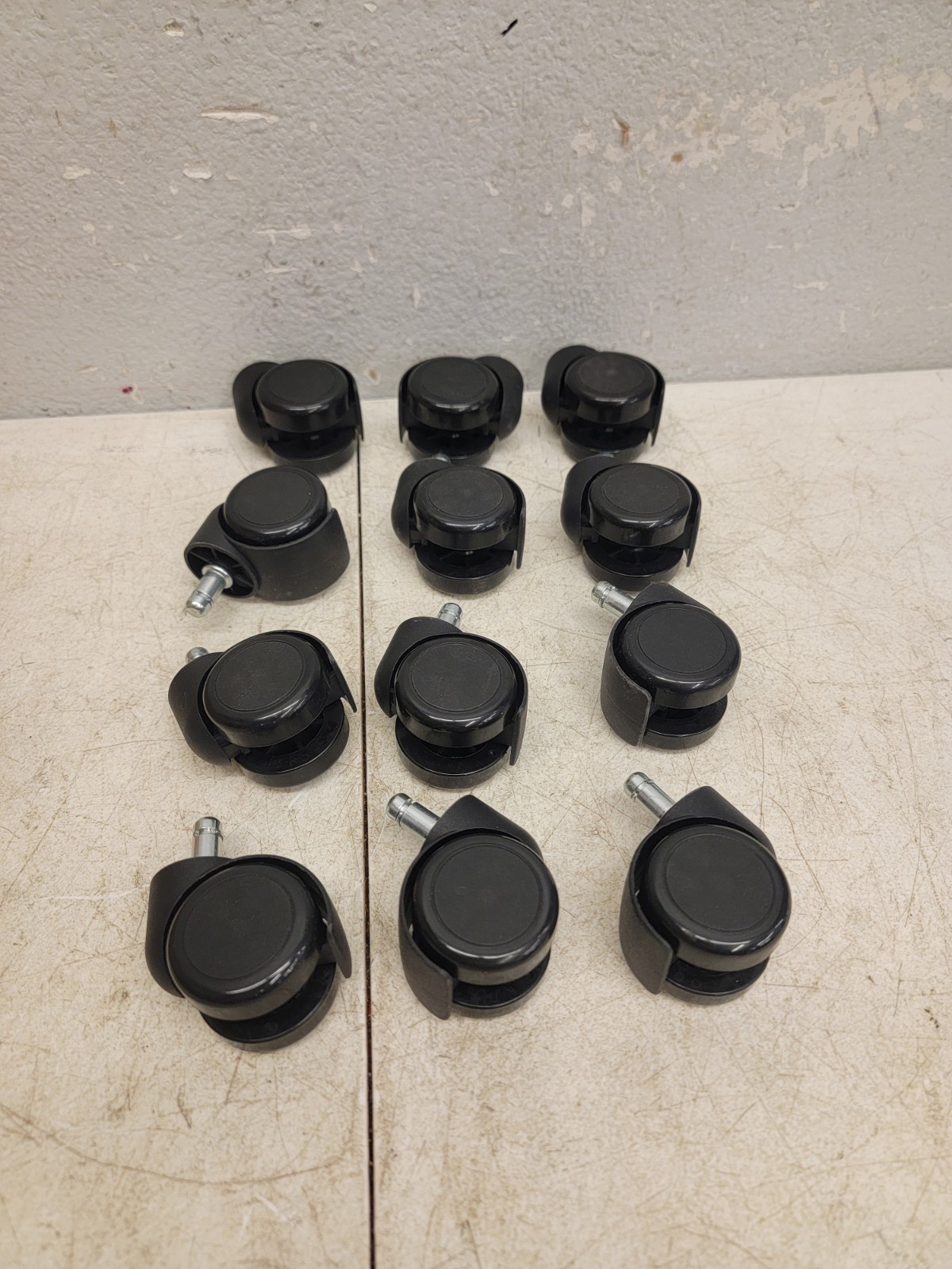 Steelcase Hard Floor Replacement Casters | Set of 12 | R-S4483