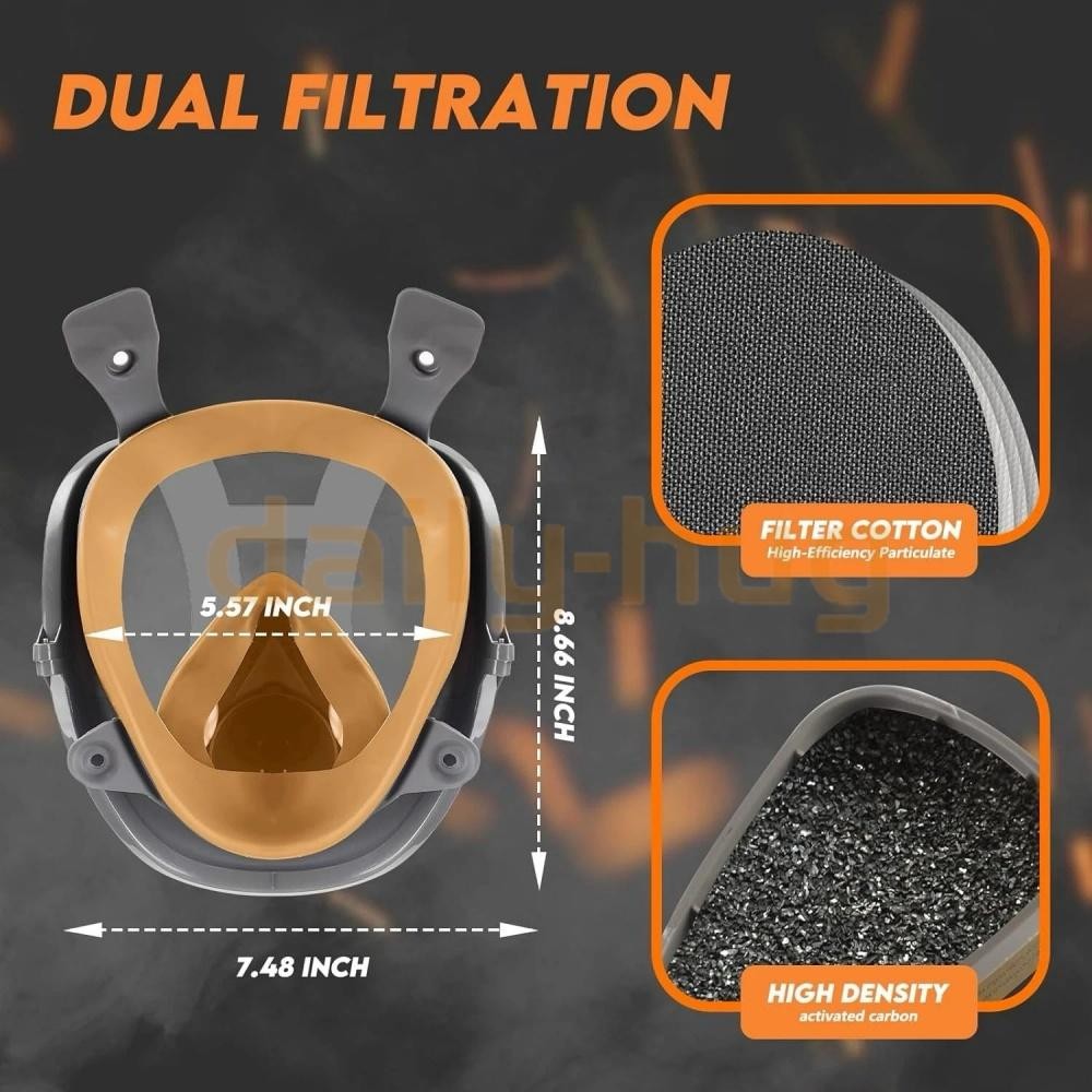 Gas Masks Survival Nuclear and Chemical, Gas Mask 60926 Activated Carbon Filter