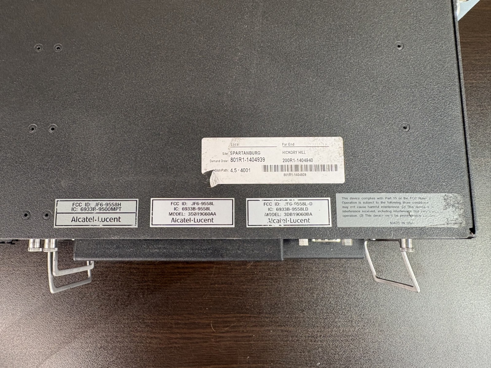 Alcatel Lucent/Nokia Wavence MPT-HLC TX 11245.000 MHz; 3EM24081AA