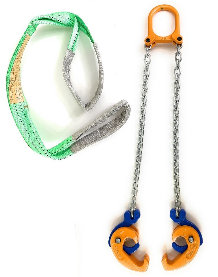 55 Gallon Drum Lifter Hoist + Sling, Metal or Plastic Barrel, 1 Ton New, Unused