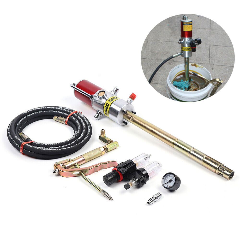 Air Operated Pneumatic Oil Transfer Pump Drum Pump Heavy Duty 35mm 30-40MPa 50:1