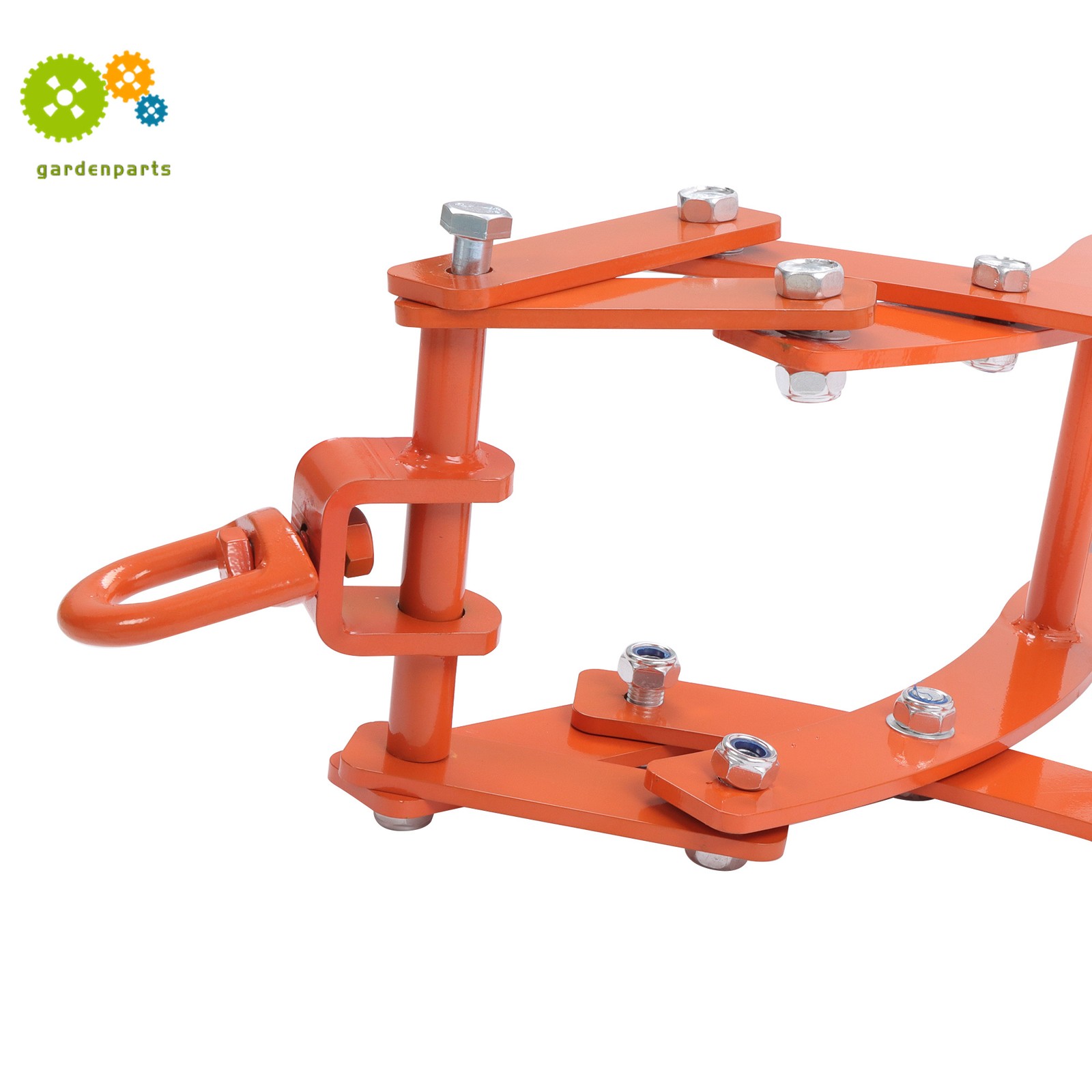 Log Lifting Tongs 36 Inch Heavy Duty Steel 4 Serrated Claw Swivel Dragging Tongs