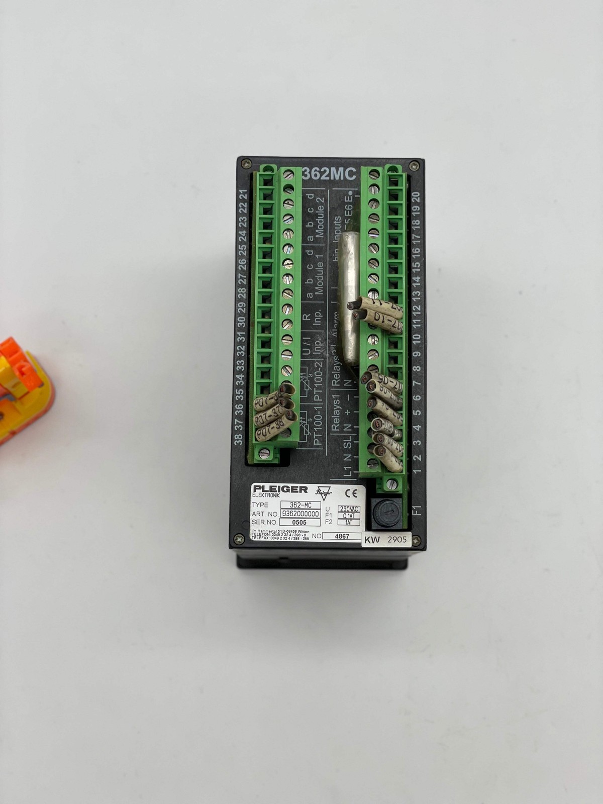Pleiger Elektronik 9362000000 362-MC Multi-Function Controller (Not Tested)