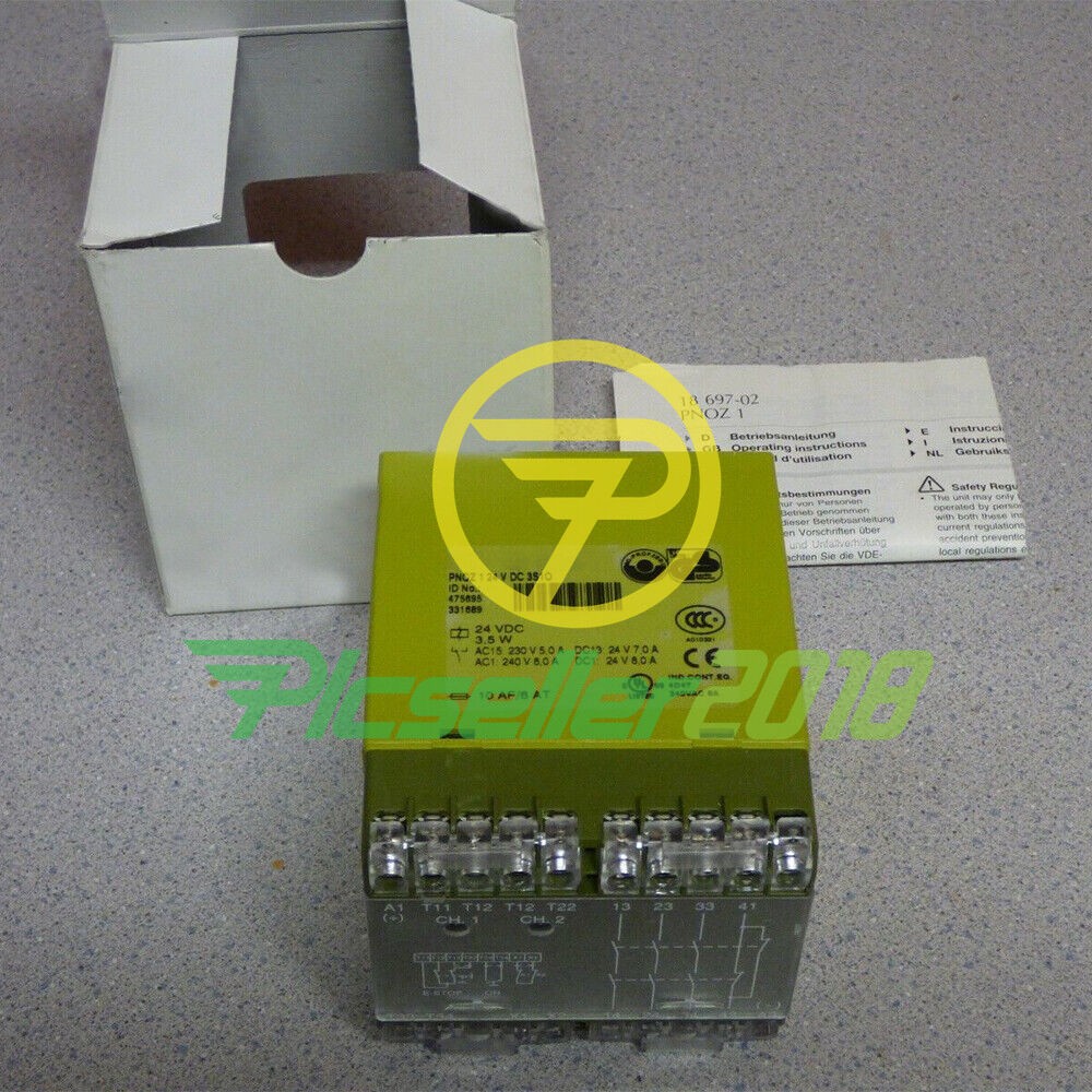 475695 New for Pilz PNOZ 1 Safety Relay 24VDC 3S10 Original Quality Goods