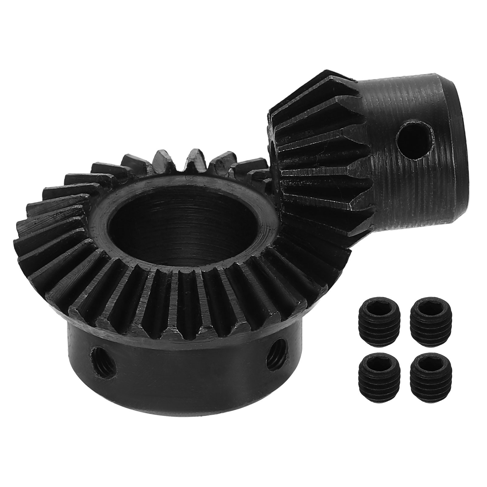 2Pcs Tapered Bevel Gear Set, 1.5 m 1:2 (15T/30T) Bevel Gear(5/20mm Shaft Hole)