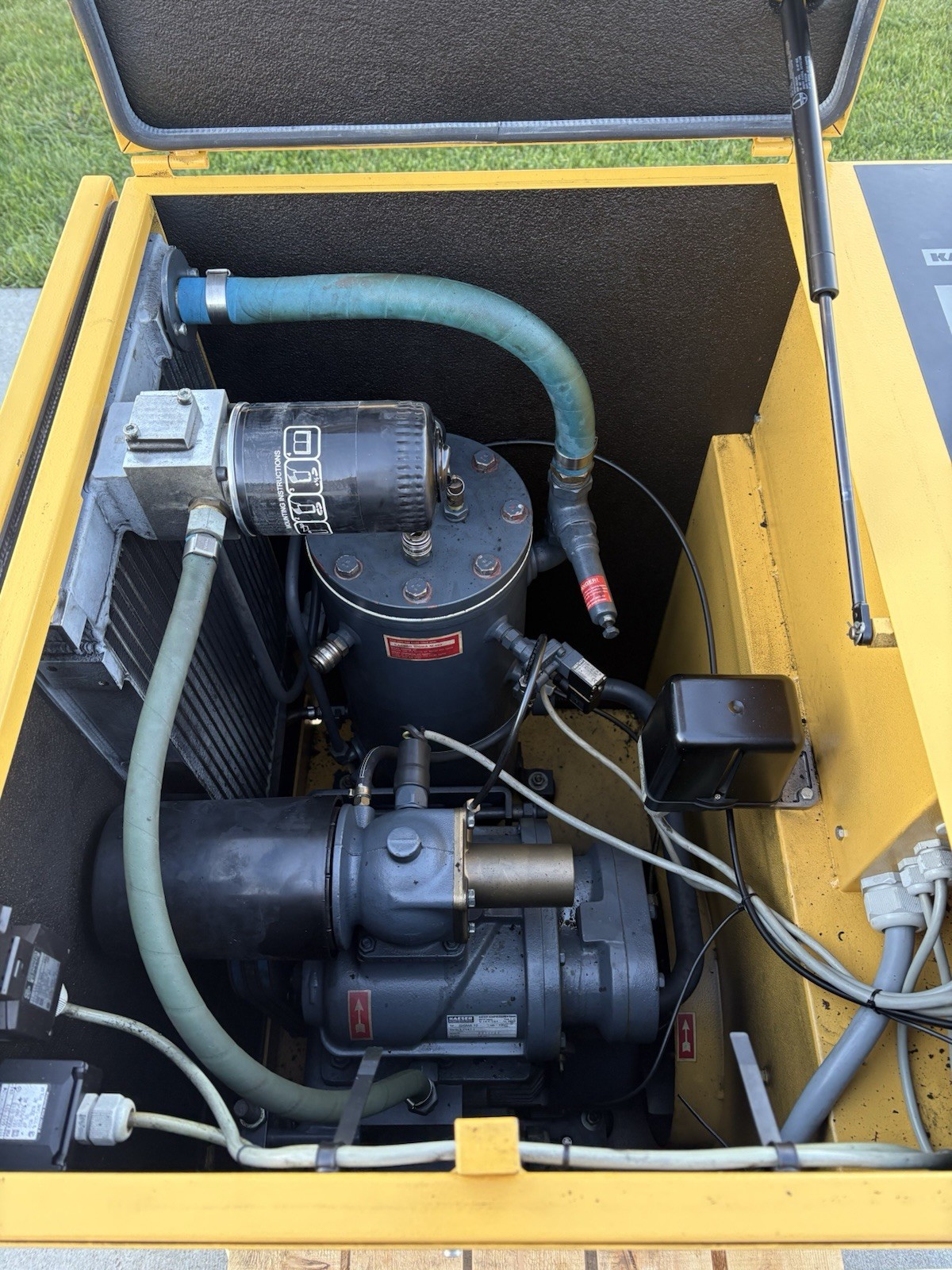 ^USED 15 HP KAESER SK-19 ROTARY AIR COMPRESSOR