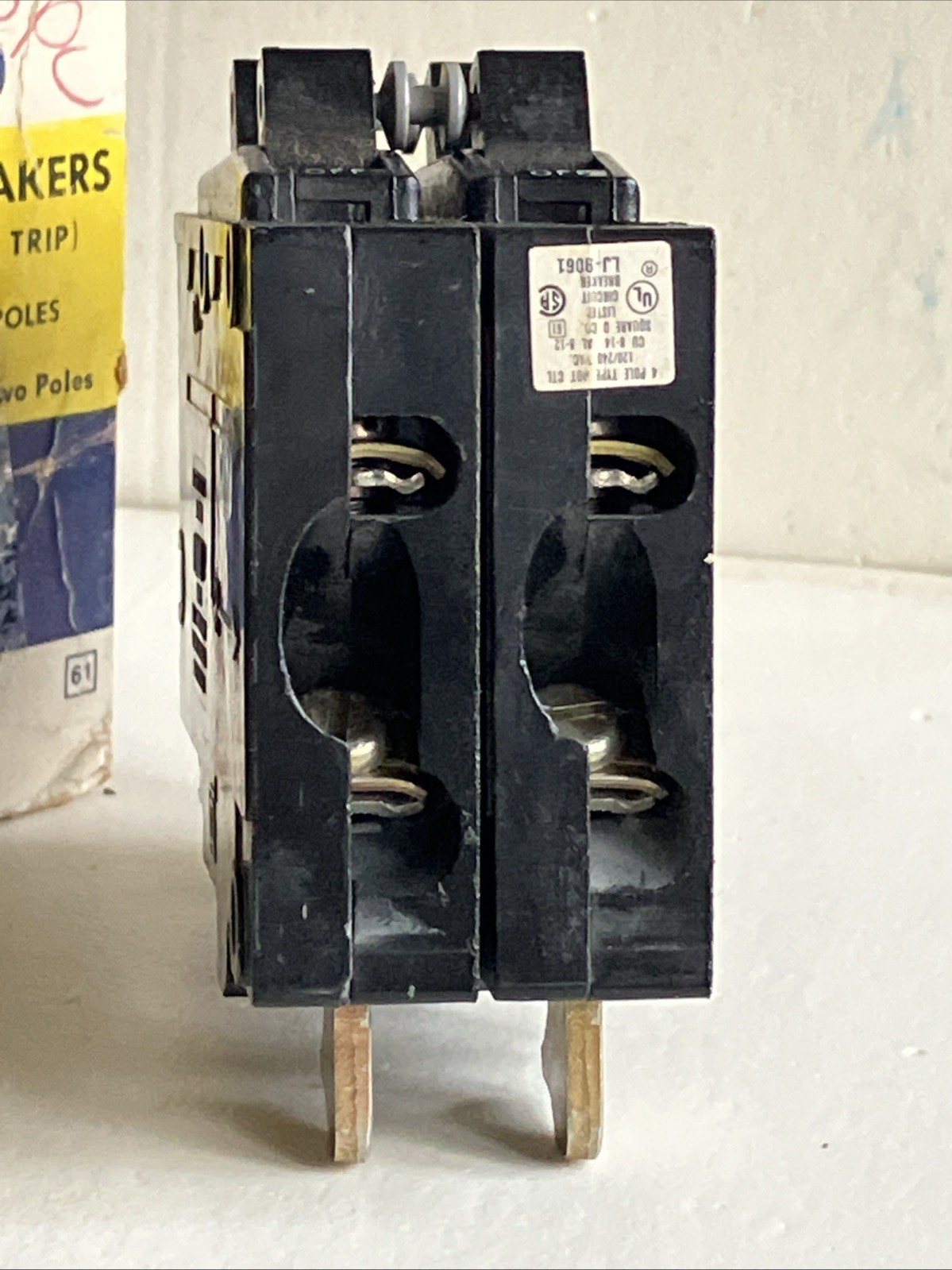 Square D QOT22020 20A 240V (2) 2P Piggyback Quad Tandem Quadplex CTL Hook -New!