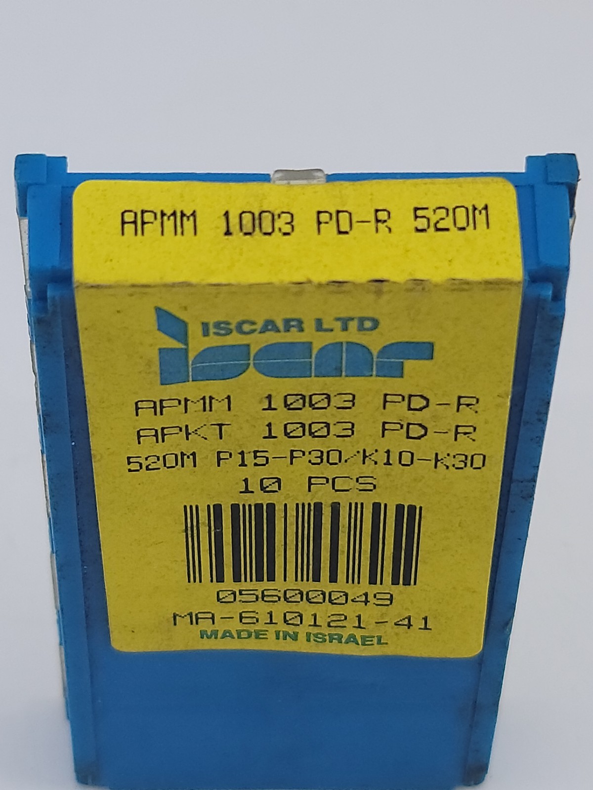 Iscar Carbide Inserts APKT 1505PDR-HM IC520M Qty 10 New Unused Israel