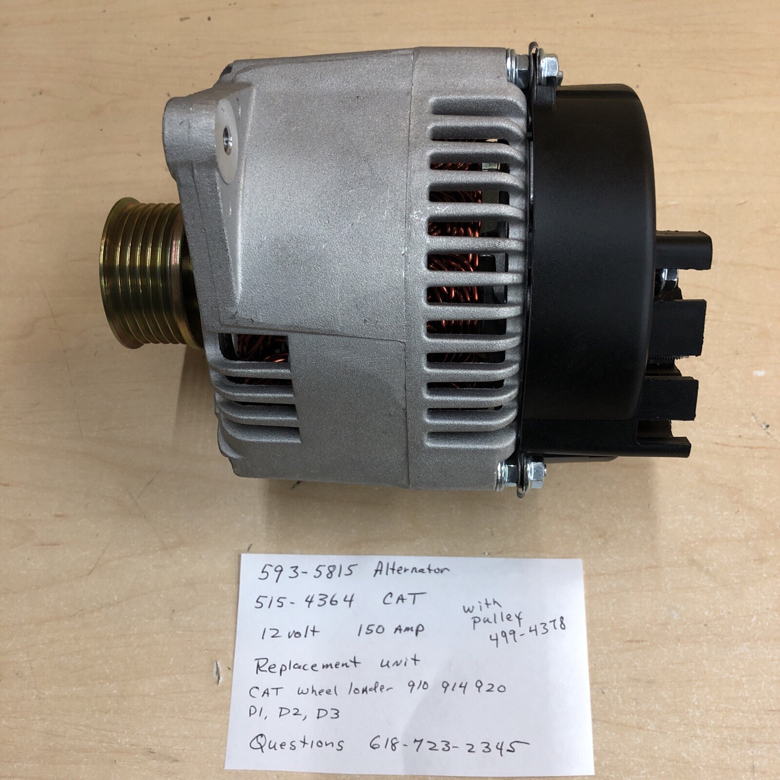 cat 920 loader alternator 593-5815