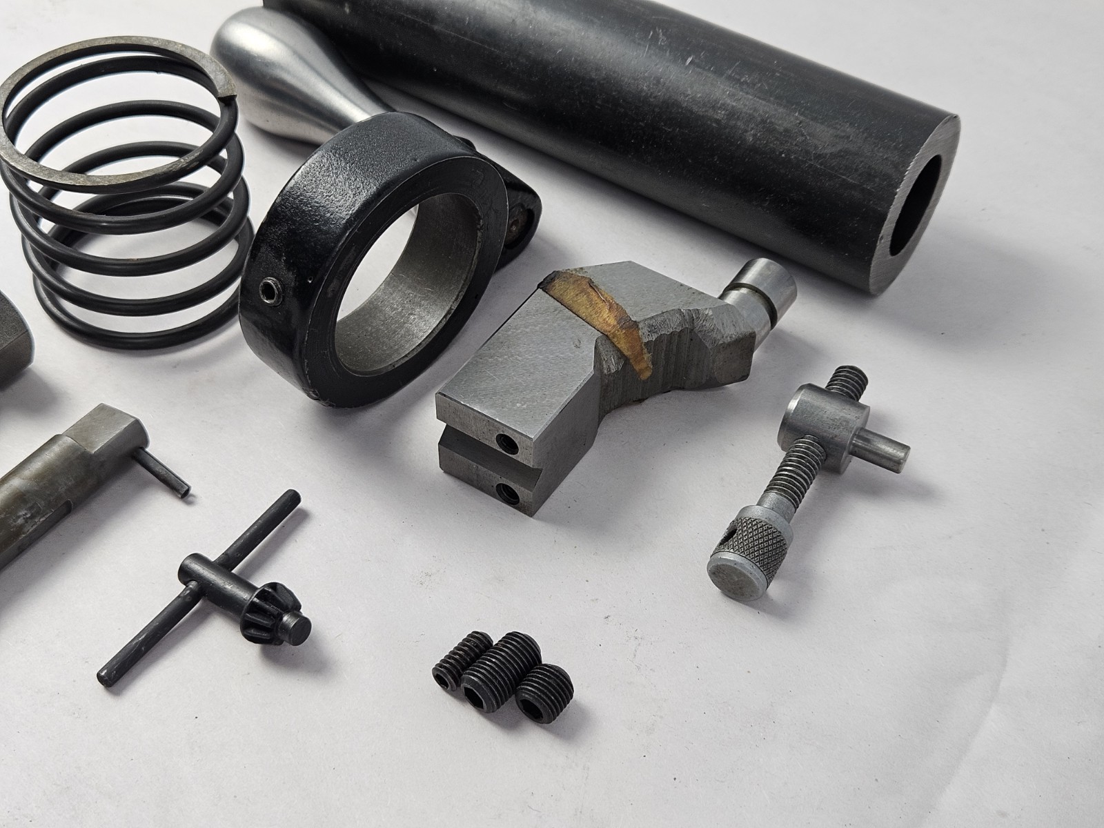 Weldon End Mill Sharpening Grinding Fixture with Case and Accessories Incomplete