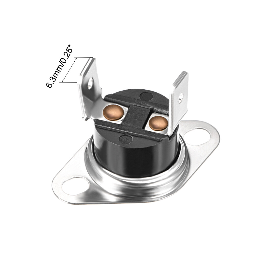 2pcs KSD301 Thermostat 40°C/104°F 10A Normally Open N.O Temperature Switch