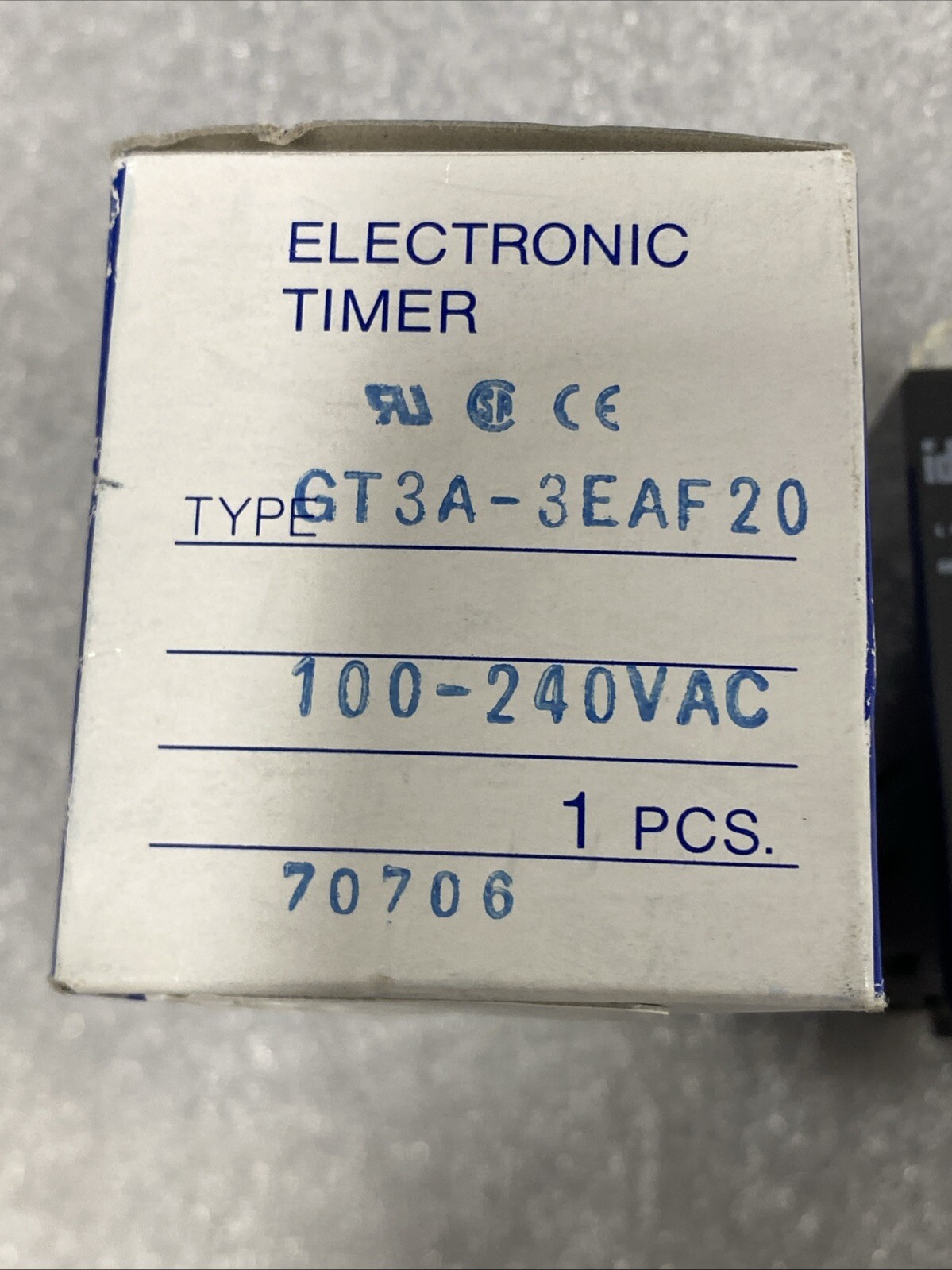 Idec Gt3a-3eaf20 Time Delay Relays 120-240vac