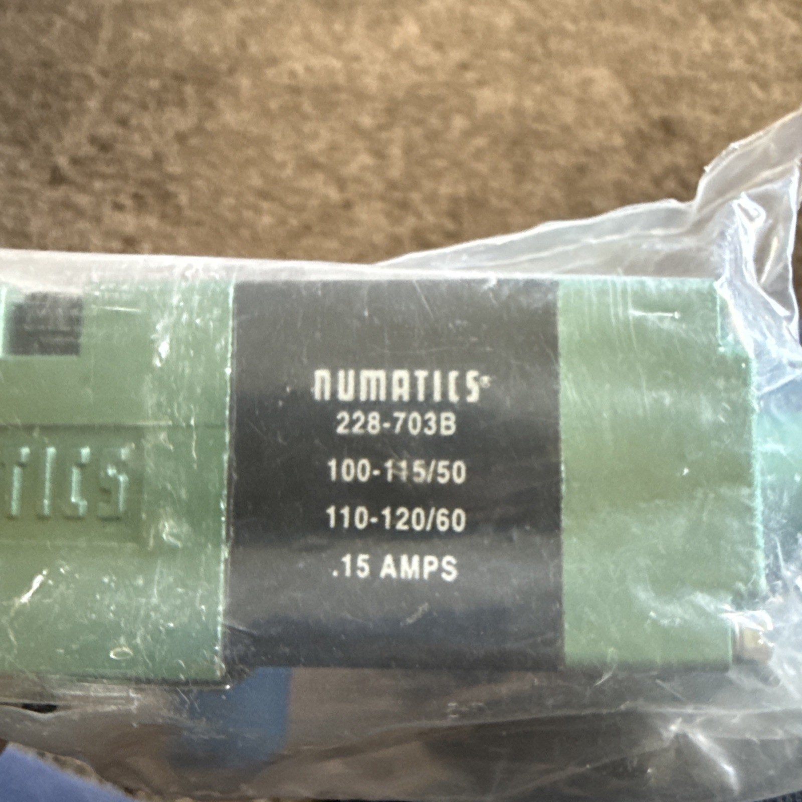 Numatics 228-703B Solenoid Air Control Valve-NEW