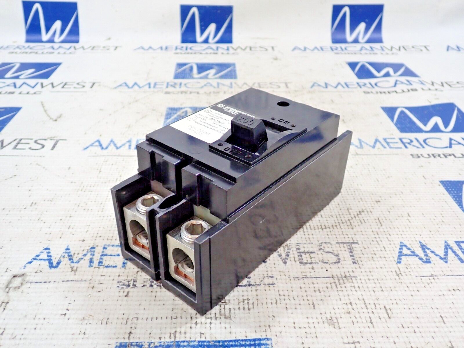 Square D Q2L2200 200 Amp 2 Pole 120/240V Circuit Breaker Tested