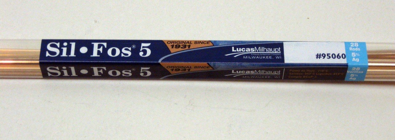 Lucas Milhaupt 95060 Sil-Fos 5 Silver-Copper-Phosphorus Alloy