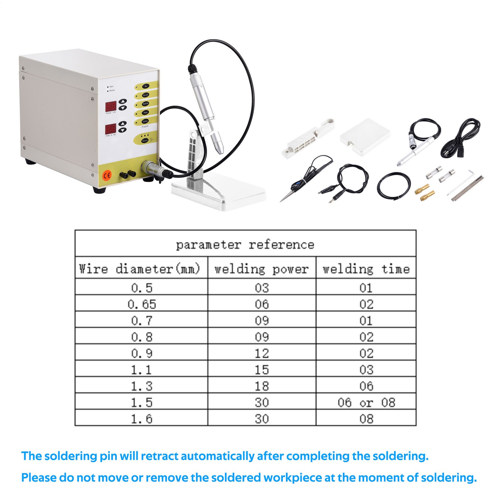 110V Permanent Jewelry Welder Kit, Jewelry Welding Machine With Welding Torch—