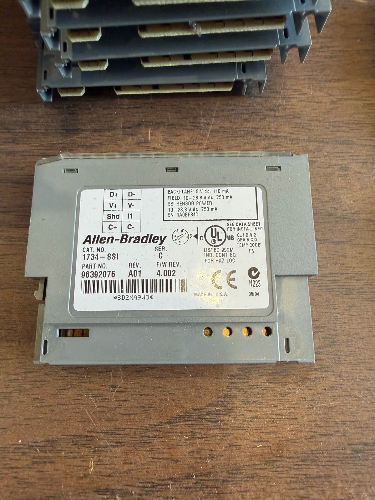 1734-SSI Allen Bradley Module W181