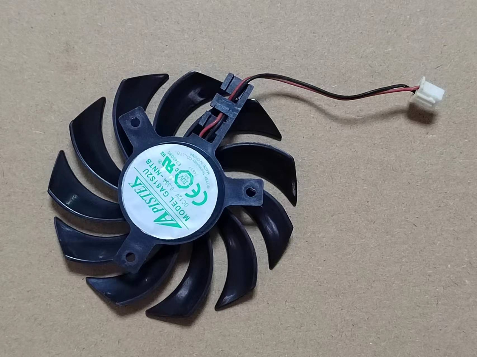 EVEA Onda APISTEK GA81S2U -NNTB DC12V 0.38A 75mm graphics card fan M3676 QL kc1