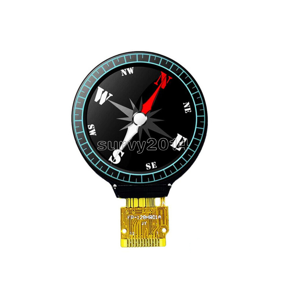 Round 1.28 inch TFT LCD Display Module RGB IPS HD 240×240 SPI GC9A01 Driver