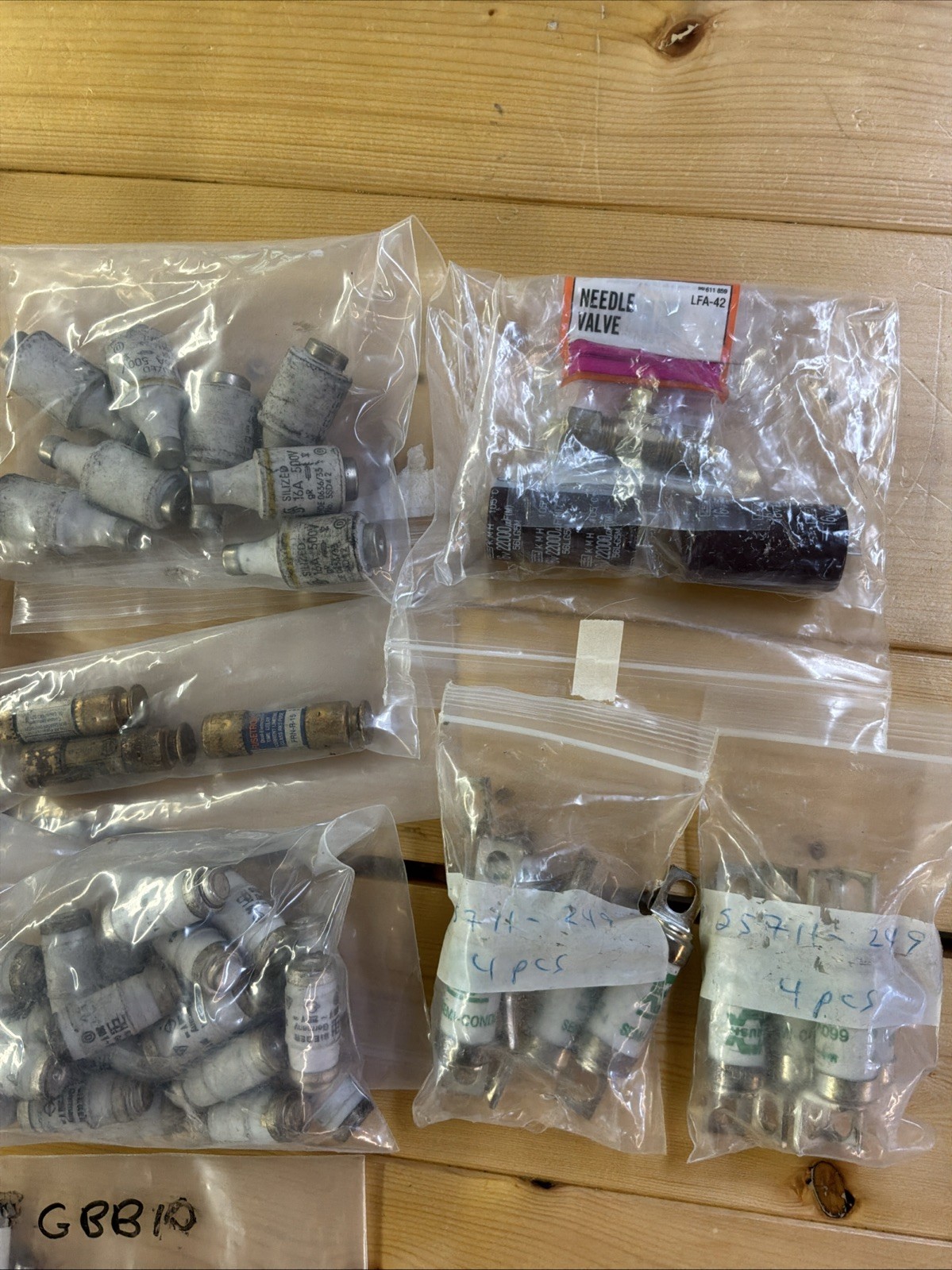 Large Mixed Industrial Fuse Lot Bussmann Gould Mersen Littelfuse NOS Surplus
