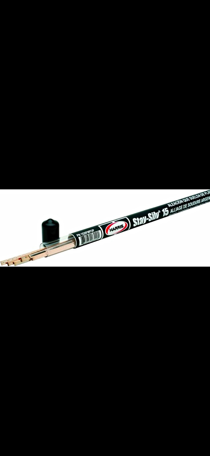 Industrial Harris Stay-Silv 15 1/8”x36” Square Rod 10Lbs