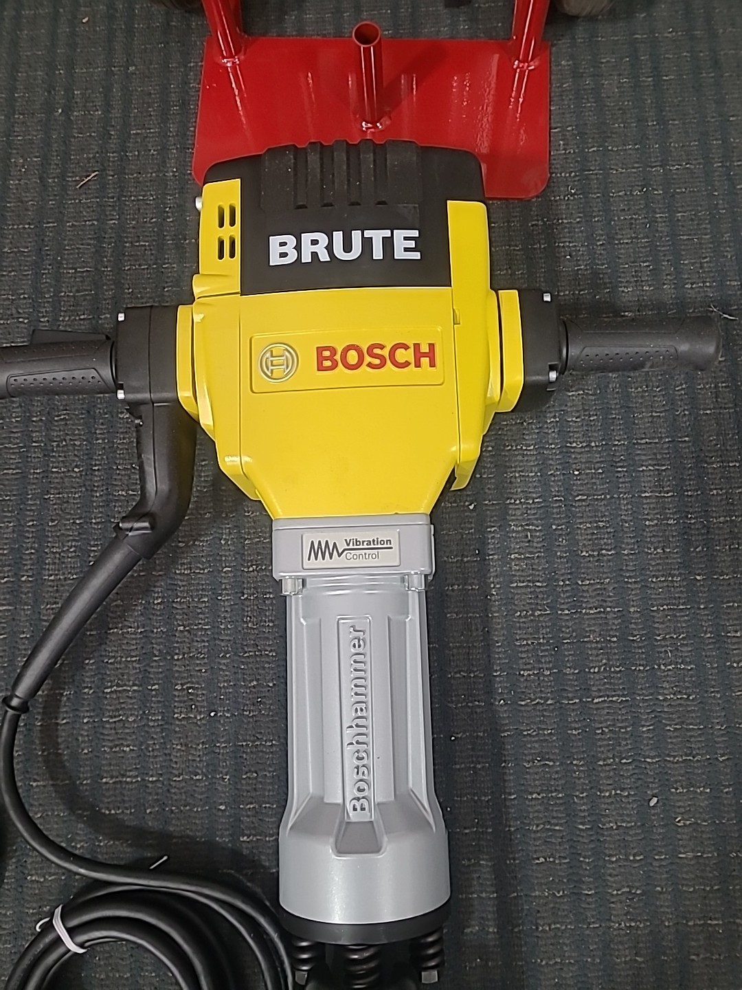 BRUTE by Bosch GSH 27V Demo Breaker Hammer w/T1757 Hand Truck and 2 Bits