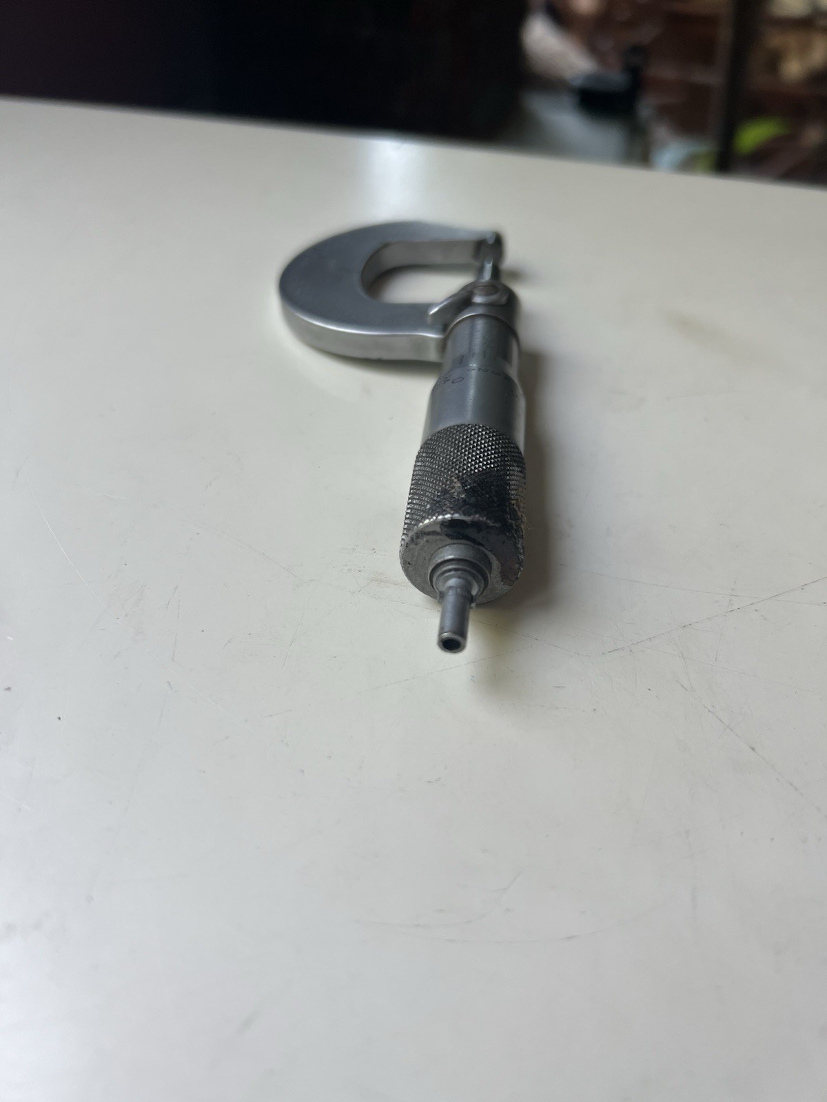Mitutoyo Micrometer 0-1” .0001” Made in Japan