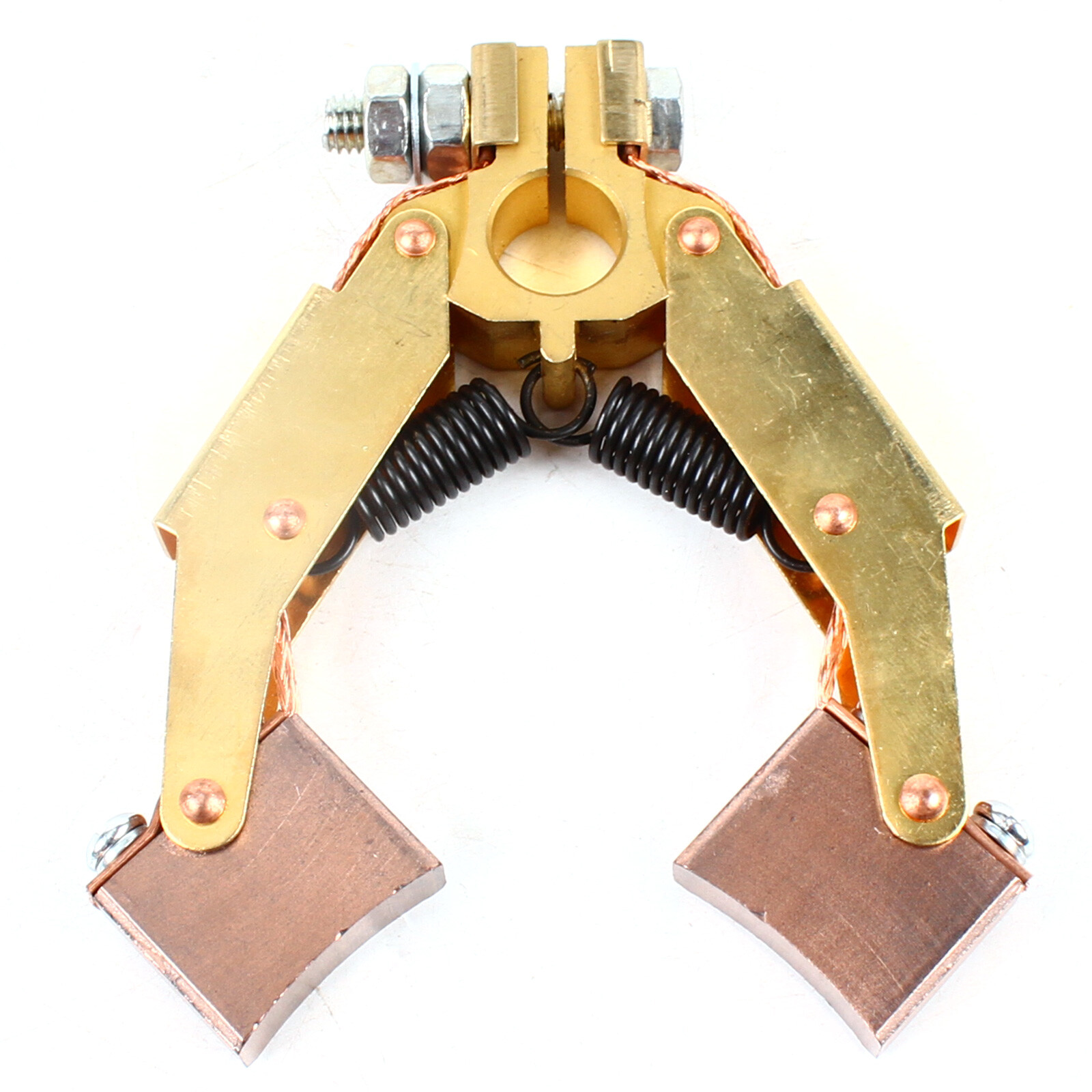 Copper Motor Carbon Brush Herringbone Holder V-shape For Slip Ring Fit DC motor