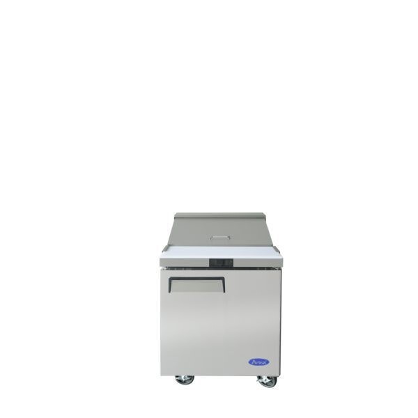 Atosa MSF8301GR 27″ 1 DOOR Sandwich Prep Refrigerator 8 of 1/6 pans on top