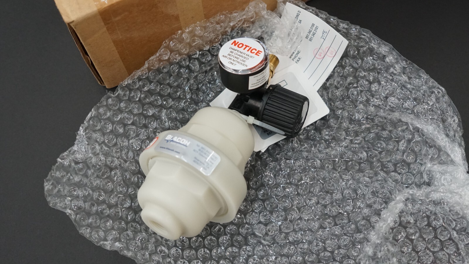 Blacoh RM-10PP-T38 Surge Supressor, 0.38″ Sentry, Poly/PTFE