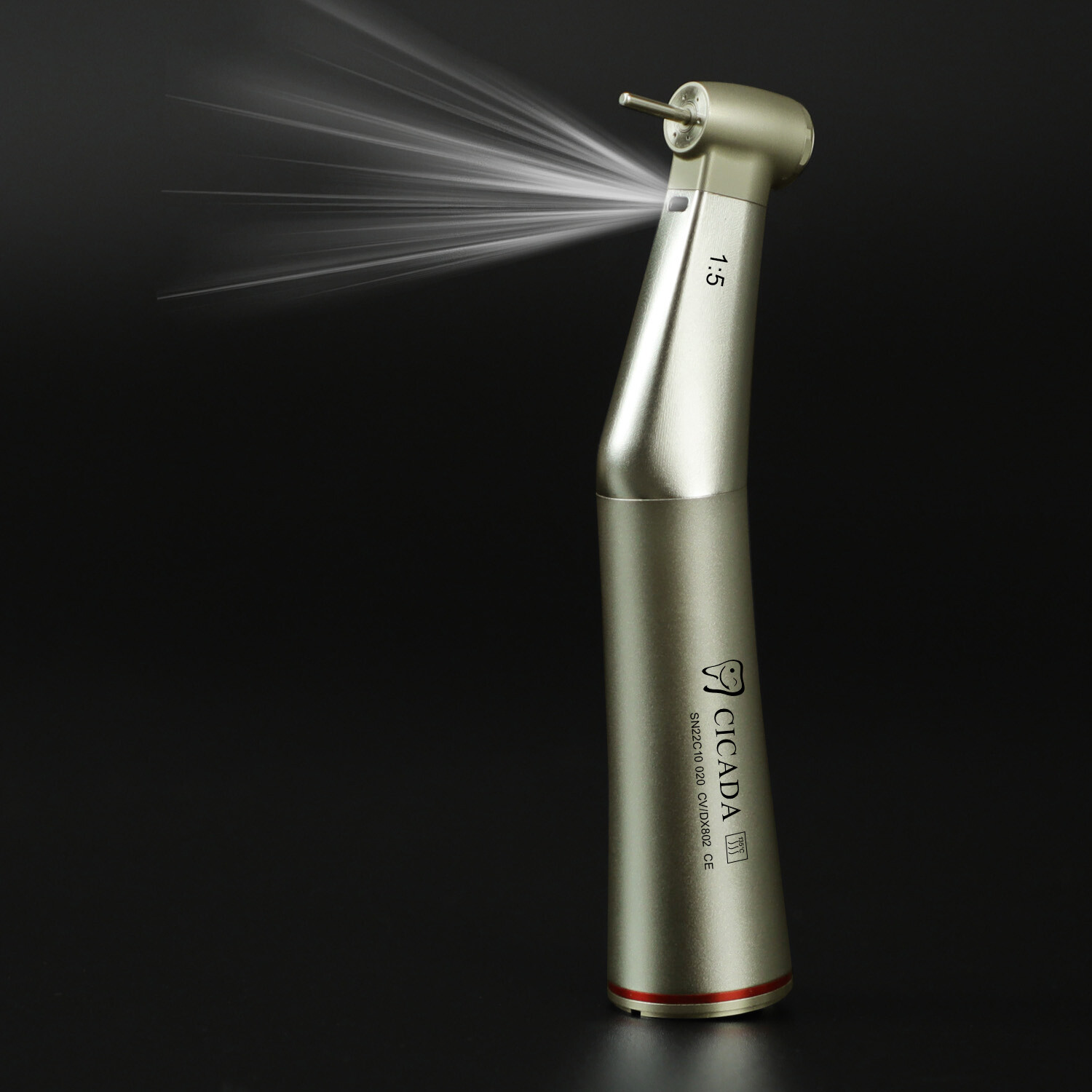 CICADA NSK COXO E-TYPE Dental Fiber Optic 1:5 High Speed Handpiece Contra Angle