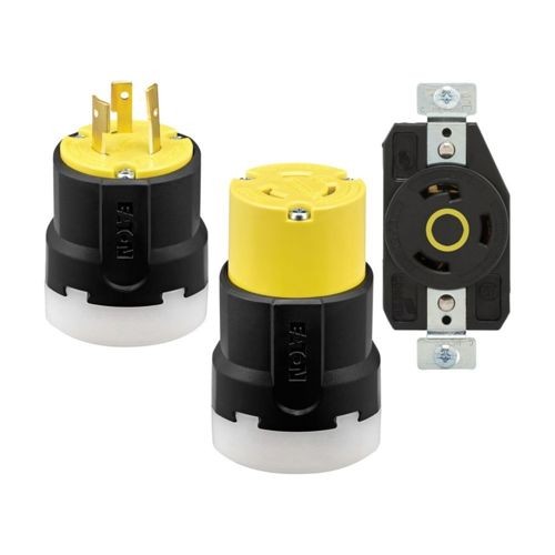 1Pc Eaton Arrow Hart AHCL530P Color Coded Locking Plug, #14-8 Awg, 30A