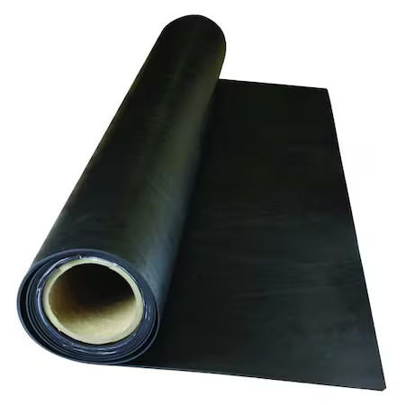 1/8″ Comm. Grade Buna-N Rubber Roll, 36″X10 Ft., Black, 60A, Bulk-Rs-H60-206