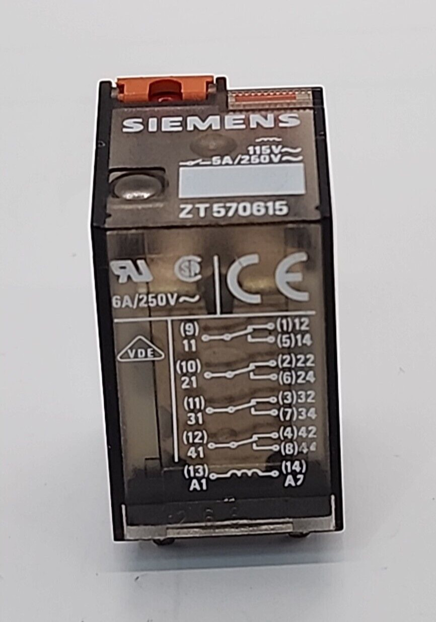 Lot of 2 – SIEMENS ZT570615 RELAY/SOCKET 14PIN [GB 4]