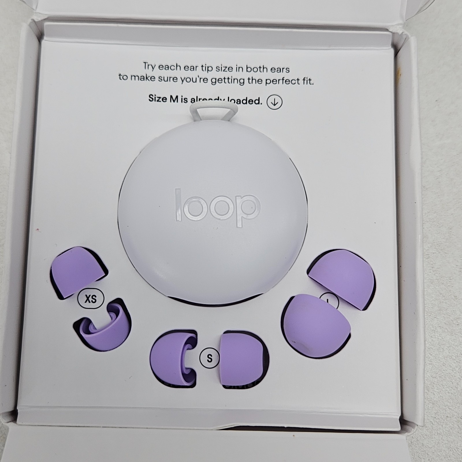 Loop Quiet 2 Ear Plugs Violet 24dB SNR Flexible Hearing Protection Customize Fit