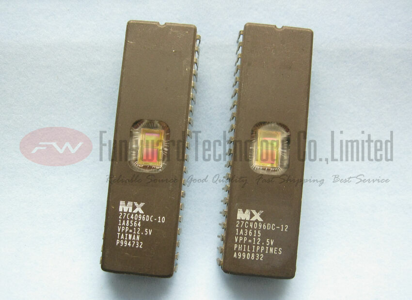Macronix MX27C4096 MX27C4096DC 27C4096 4MBIT UV EPROM CDIP40 x 10PCS