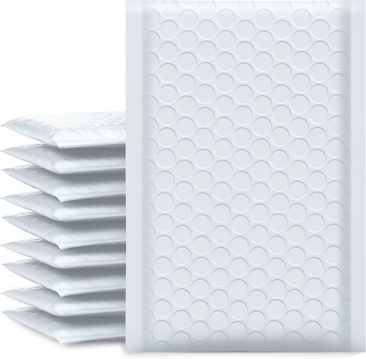 Opaque Padded Shipping Bags 4×8 Inches – 50 Durable Mailers for Privacy Needs