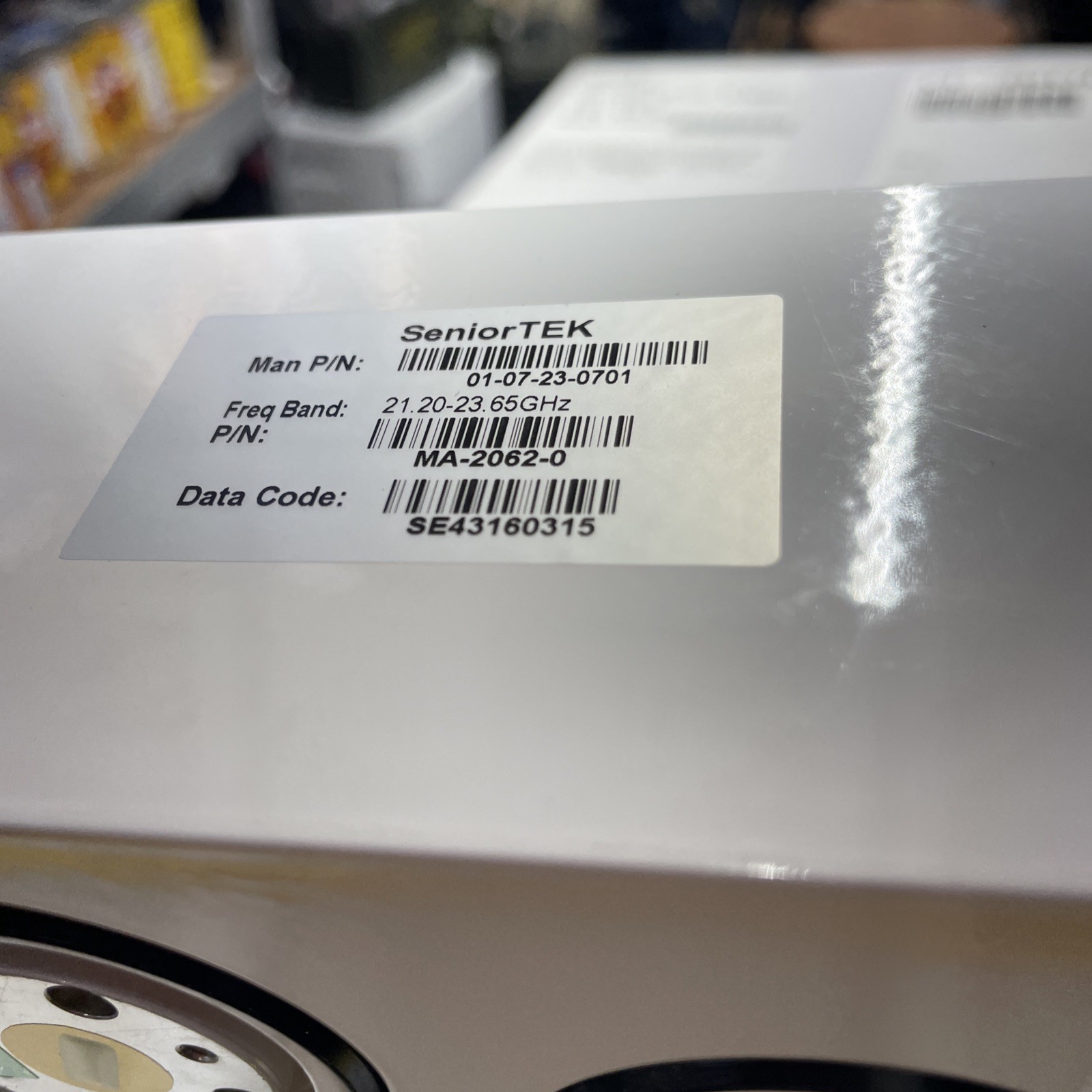 SENIOR TEK IP-20C DUAL_CPLR 6G MK-7422-0 DUAL COUPLER O5