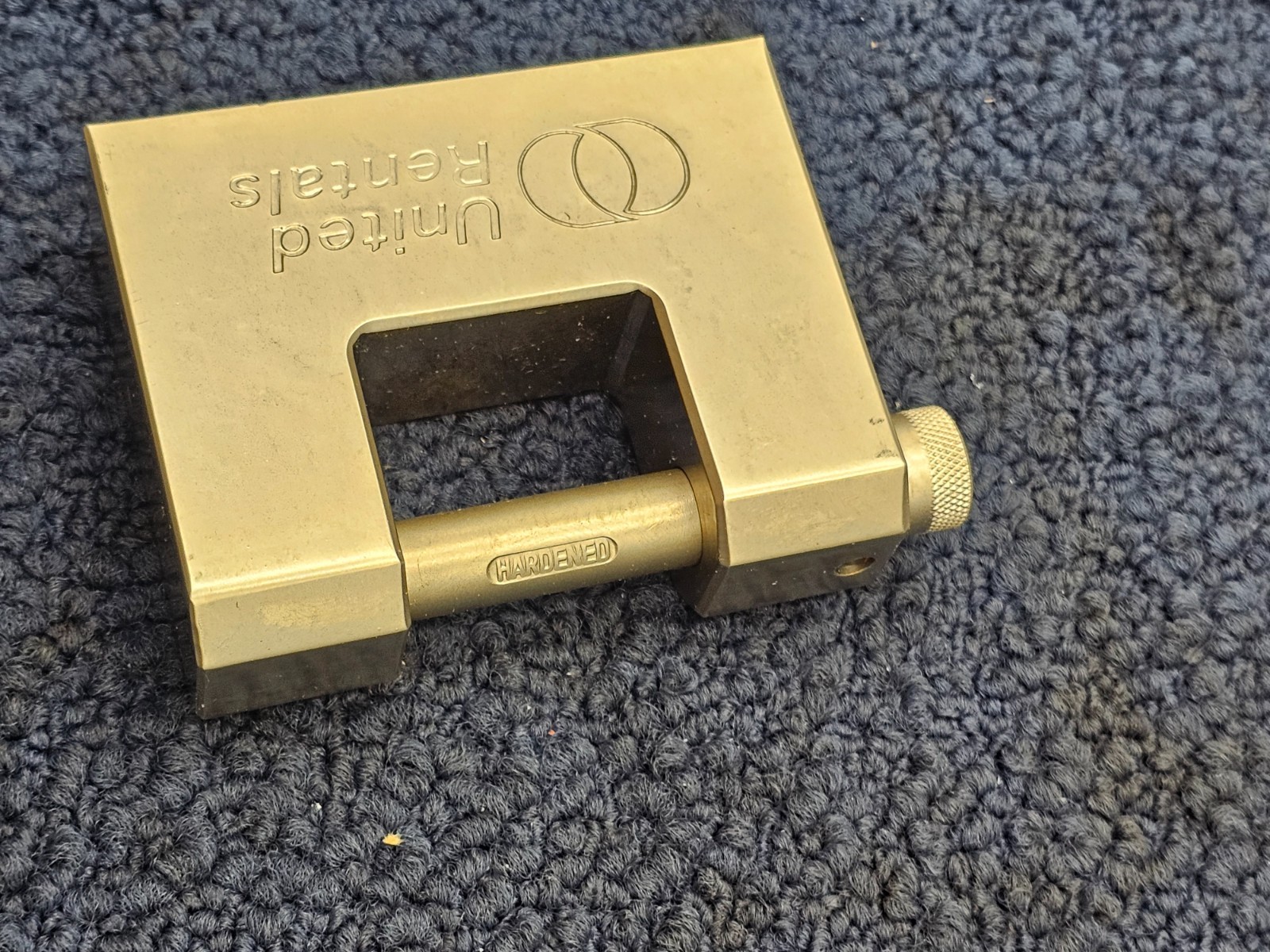 Branded Trailer Container Block Lock Security Straight Shackle Padlock w/4 Keys
