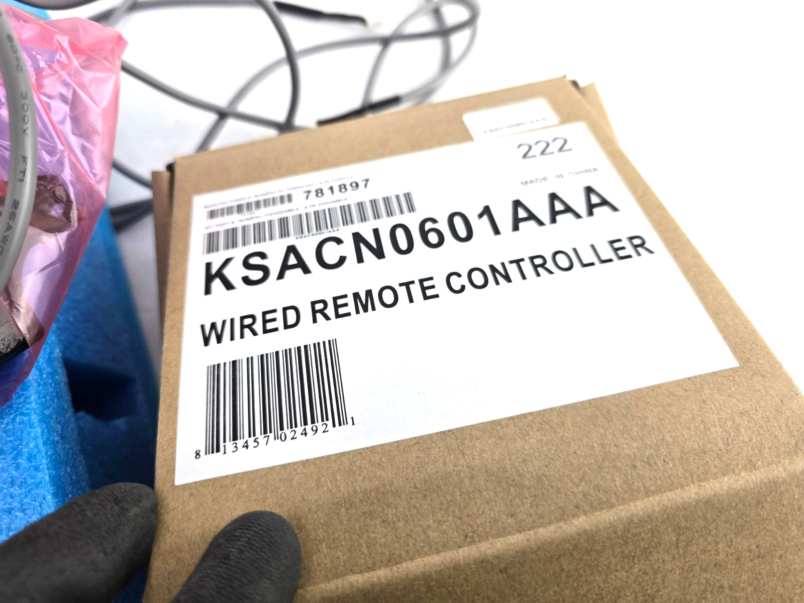 Carrier HVAC KSACN0601AAA Wired Remote Control 7 Day Programmable Thermostat