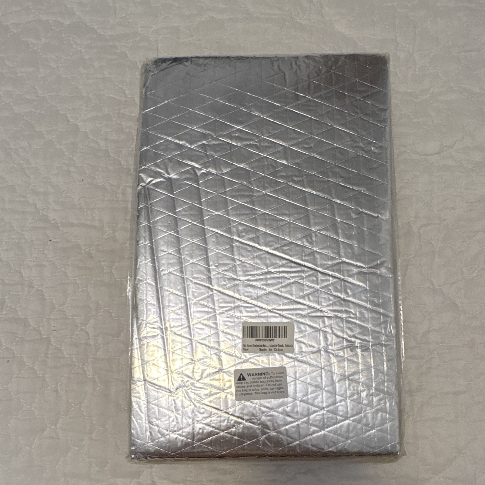 Sound Deadening Mat for Car/Truck/Vehicle, Silver – MPN X0033653WT