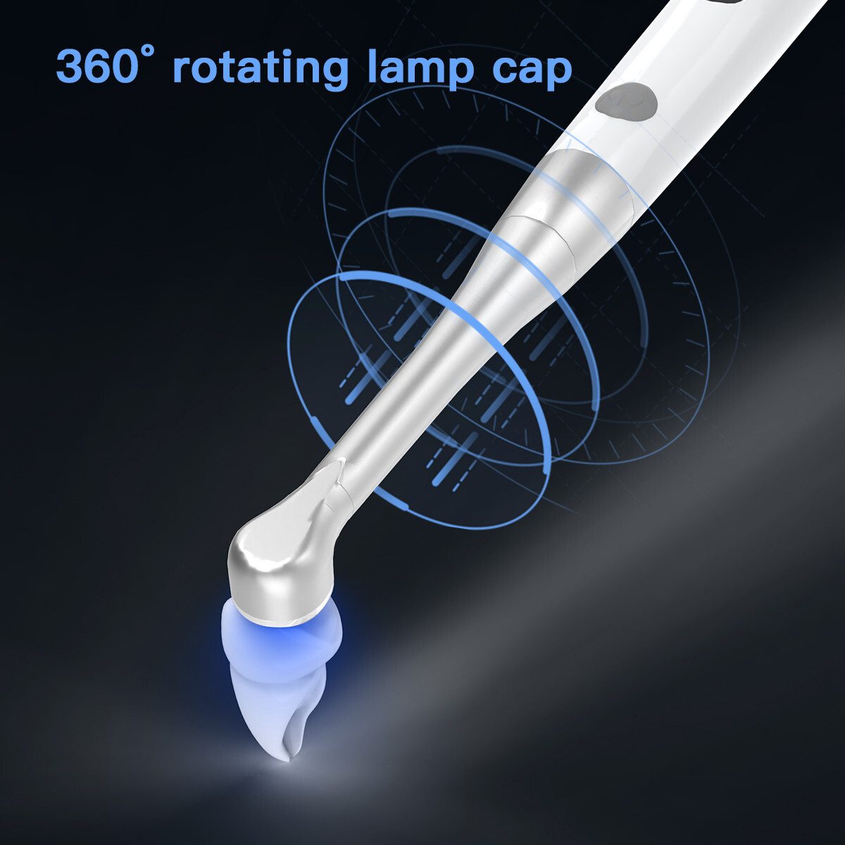 Dental Cordless LED Curing Light Lamp 1 Second Cure 800-1400mw/cm² AZDENT