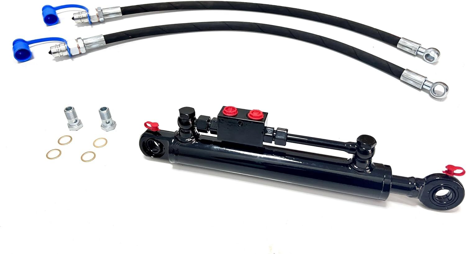 New Hydraulic Top Link Cat. 1-1 with Locking Block Inc.2 Hoses(Length Selectable