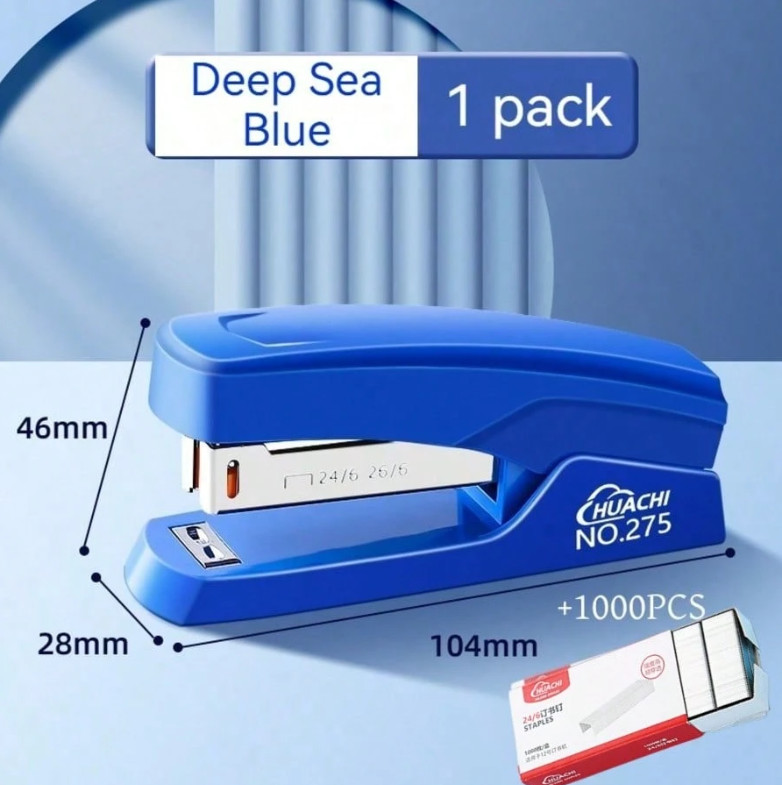 Stapler Suitable for Office & School Use Heavy Duty Medium-Size Stapler Supplies