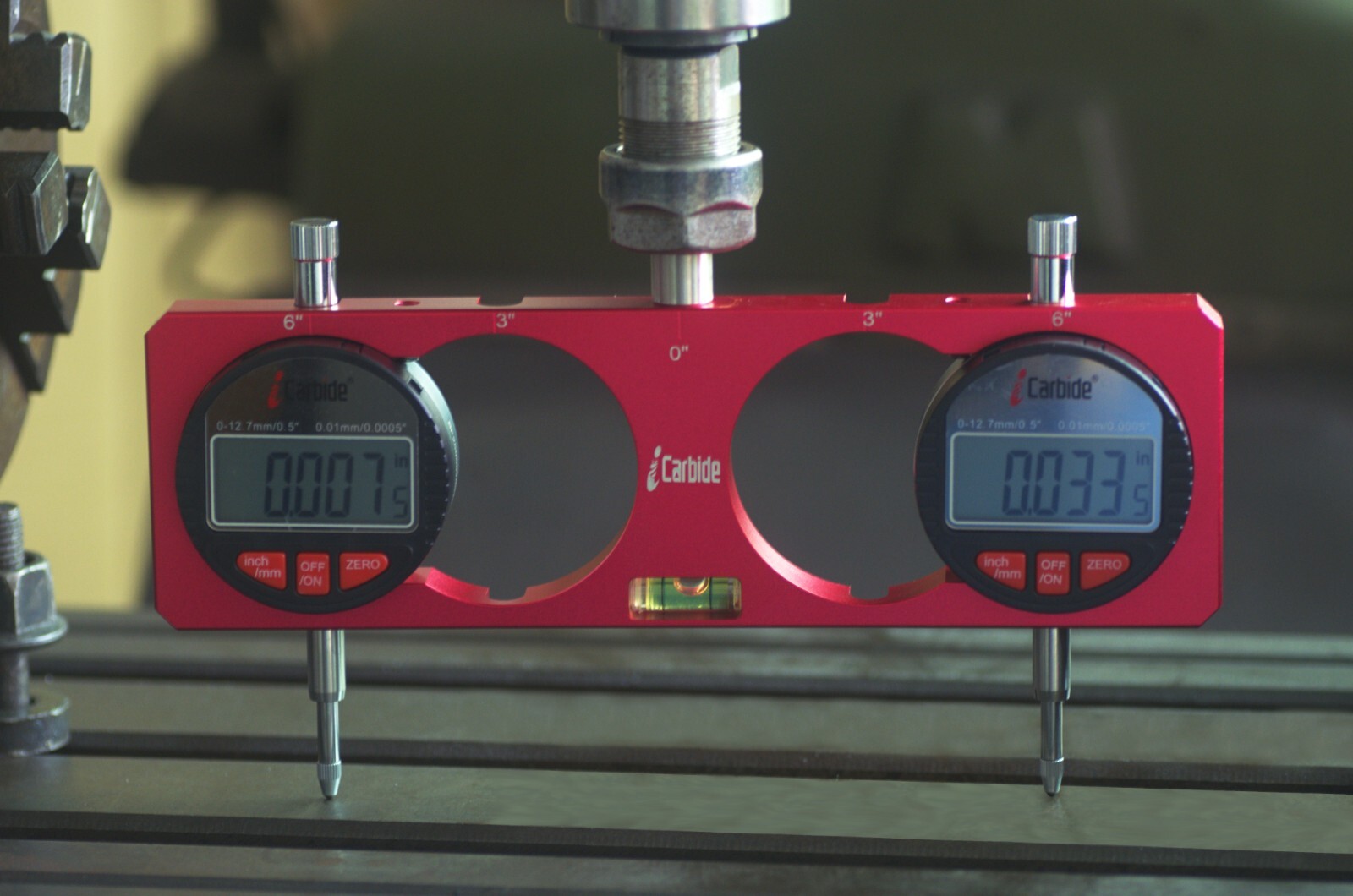NEW ICARBIDE 1″ DIGITAL TESTING DIAL INDICATOR 0.01mm/0.0005″ MEASURE TOOLS