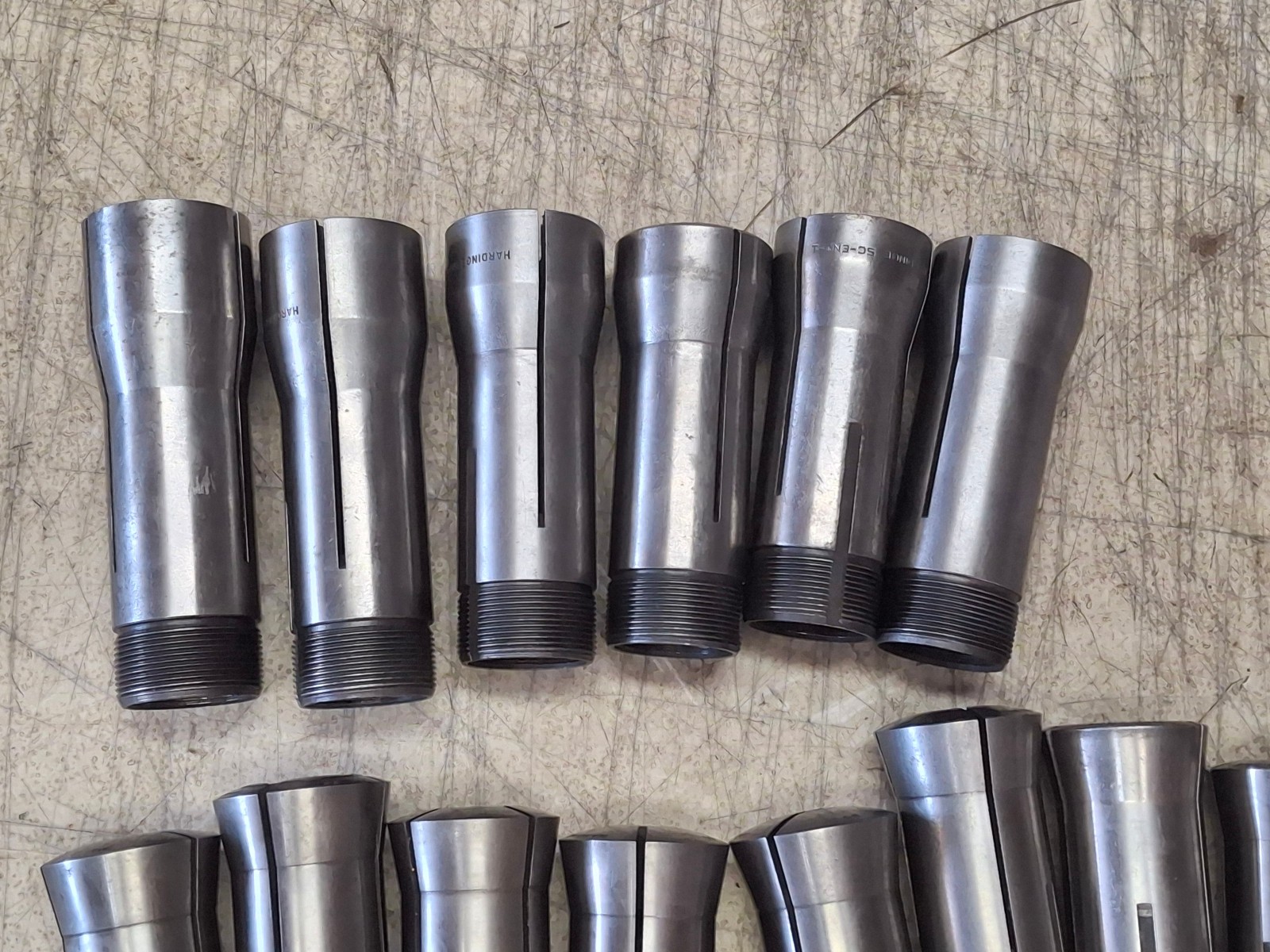 Hardinge 21 Piece 5C 5C-EN1 5C-EN2 Lathe Collet Set Lot