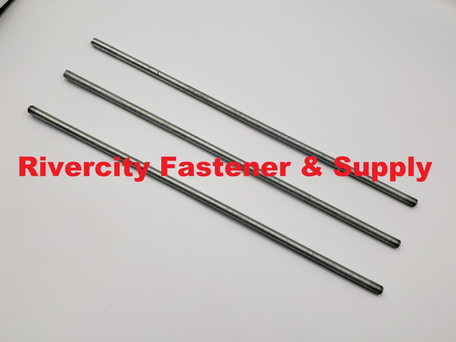 (3) M8-1.0 or 8mm or M8 or 8 millimeter Fine thread threaded rod