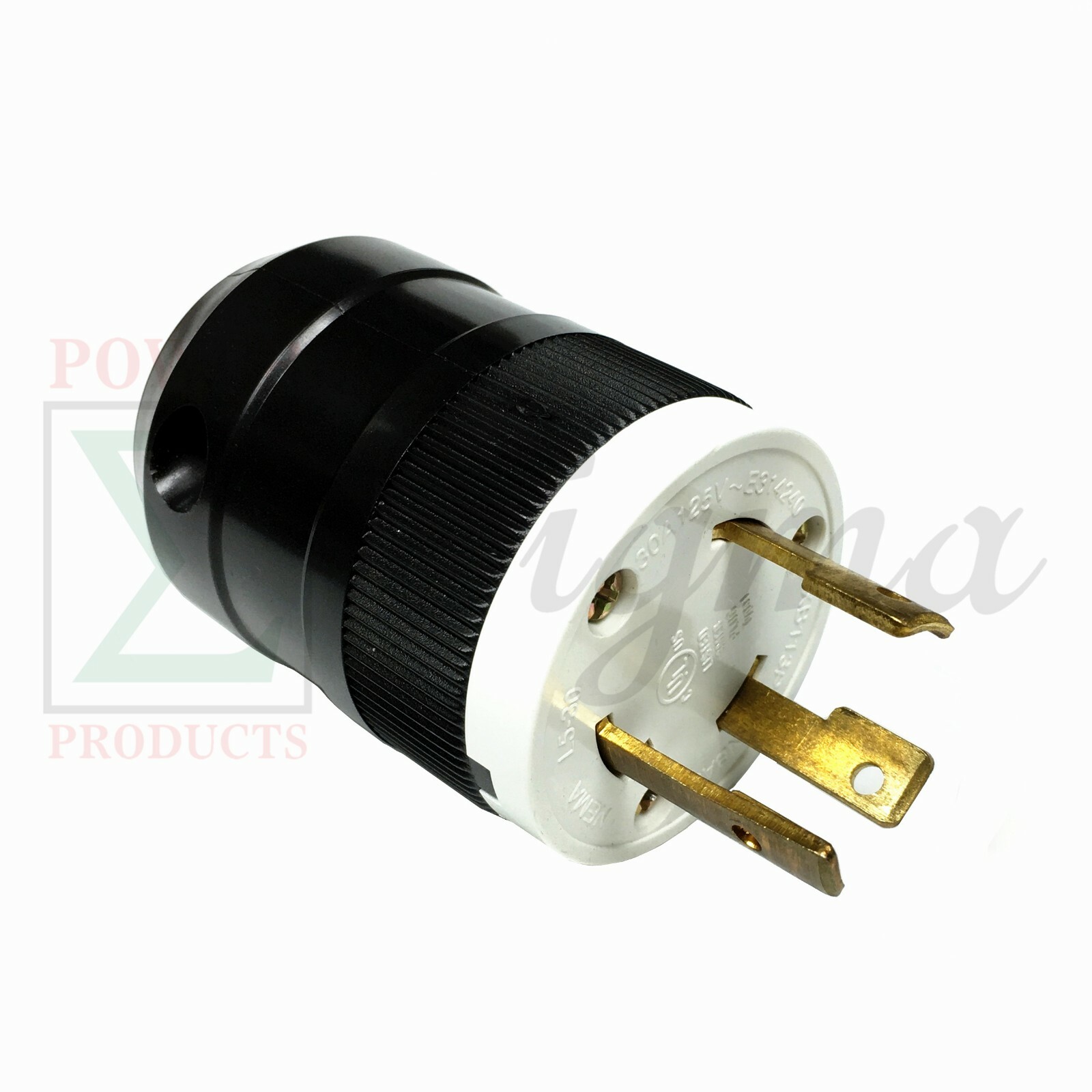 New NEMA L5-30 30A 125V 2 Pole 3 Wire Grounding Locking Plug L530P UL Listed