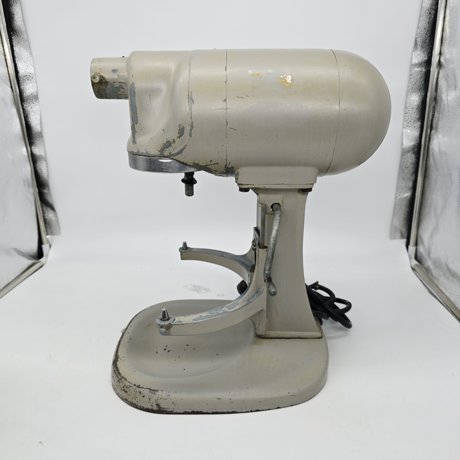 Hobart N50 Commercial Mixer 5 Quart Model N-50 Gray 3-Speed W/ Bowl Attachments